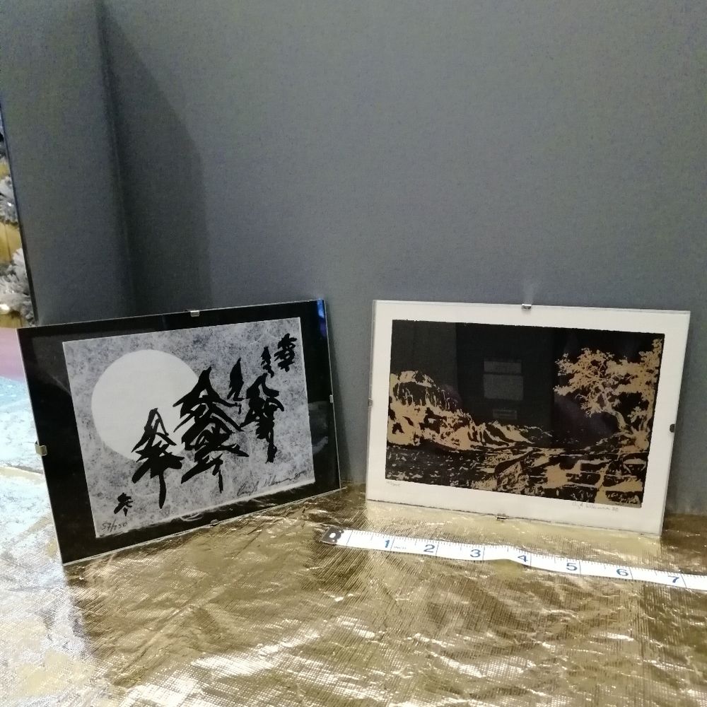 Holiday Pictures Set of Two, Vintage 1985